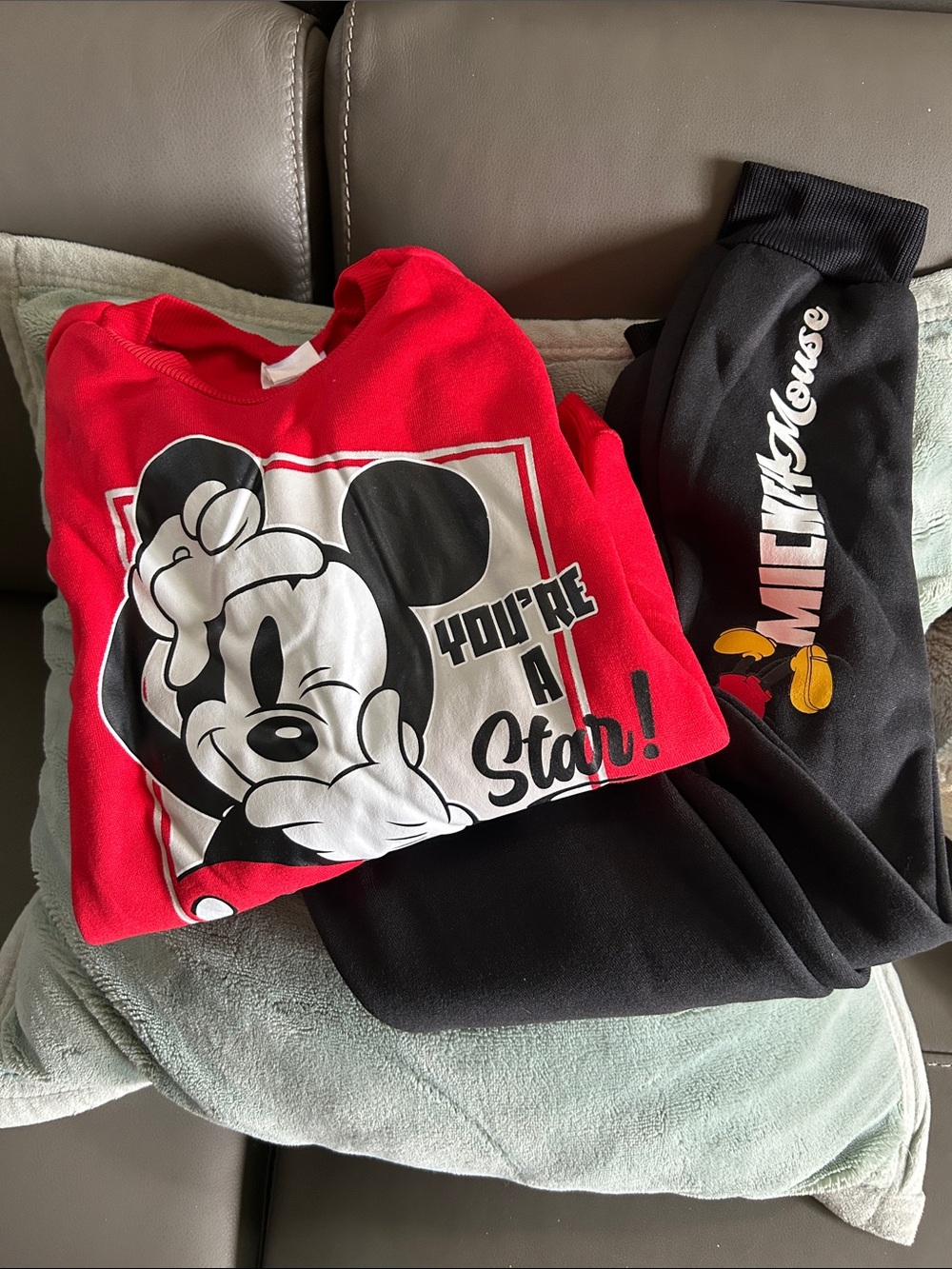 NWT Disney Mickey Mouse Fleece Set